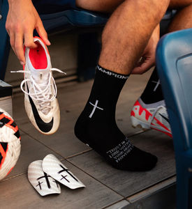 Chaussettes de Football <span class=keywords><strong>Homme</strong></span> Antidérapantes de Haute Qualité, Mode, Fond Amorti, Grip Adhérent, Sport, Logo Personnalisé, Type <span class=keywords><strong>Chaussette</strong></span> de Sport - Product Image 3