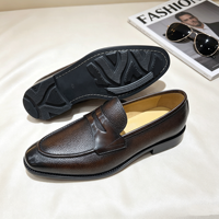 Mocassins Penny pour Hommes en Cuir Véritable, Chaussures Habillées à Enfiler, Chaussures Décontractées Formelles, Chaussures Décontractées Habillées de Créateur en Gros