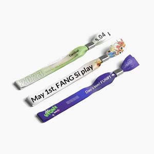 Bracelets en polyester avec impression par transfert thermique - Bandes d'accès pour événements, fêtes et sports - Product Image 6