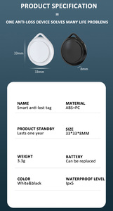 Impermeable GPS Pet Elder Locator Car Dog Key Finder Dispositivo de seguimiento perdido de plástico - Product Image 6