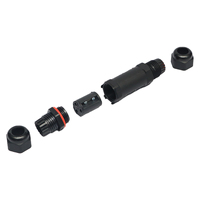 TOP Hengda IP68 3 pôles connecteur étanche connecteur de câble d'alimentation pour éclairage extérieur et lampadaire