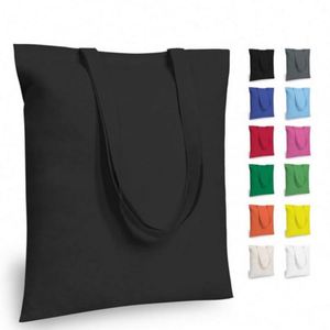 Cheap Reusable <b>Machine</b> Washable Cotton Grocery Shopping the Plain Blank Canvas Tote Bags With Custom Printed Logo - Product Image 1