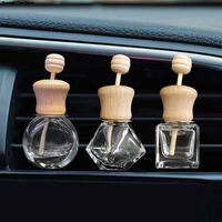8ml Mini bouteille de parfum de voiture vide verre parfum huile essentielle aromathérapie diffuseur rechargeable parfum pendentif