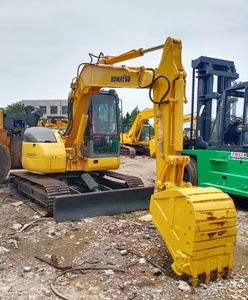 Komatsu Mini excavadoras sobre orugas PC78US 7 toneladas de rendimiento usado Shanghai incluye bomba de motor para la venta de obras de construcción - Product Image 4