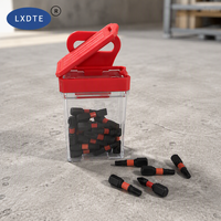 LXDTE Lot de 30 embouts de tournevis à chocs PH2 de 25 mm en acier S2, tige hexagonale de 1/4 po, magnétiques, avec étui de rangement, qualité industrielle