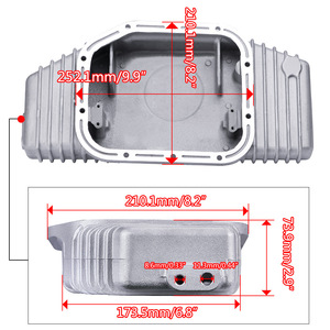 Cárter de aceite Poyracing para motores Nissan S13 S14 S15 SR20 DET 180SX 200SX, pieza de repuesto. - Product Image 4