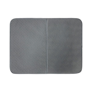 Double Layer EVA <b>Cat</b> Litter <b>Mat</b> Rectangle Gray Black Easy Clean Pet Accessory for <b>Cat</b> Litter Box - Product Image 4