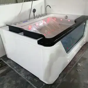 2 People Indoor Function Exterior Baeras Hidromasaje Led Luxury bathtub