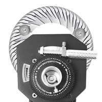 Mini Moulin à Expresso Électrique Domestique à Meules Coniques en Acier Inoxydable de 60 mm, Réglage par Molette Optionnel, Capacité 30G, 220V/110V