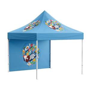 Tùy chỉnh in 3x3m bật lên Lều tán với tường phía sau đầy đủ - Product Image 2