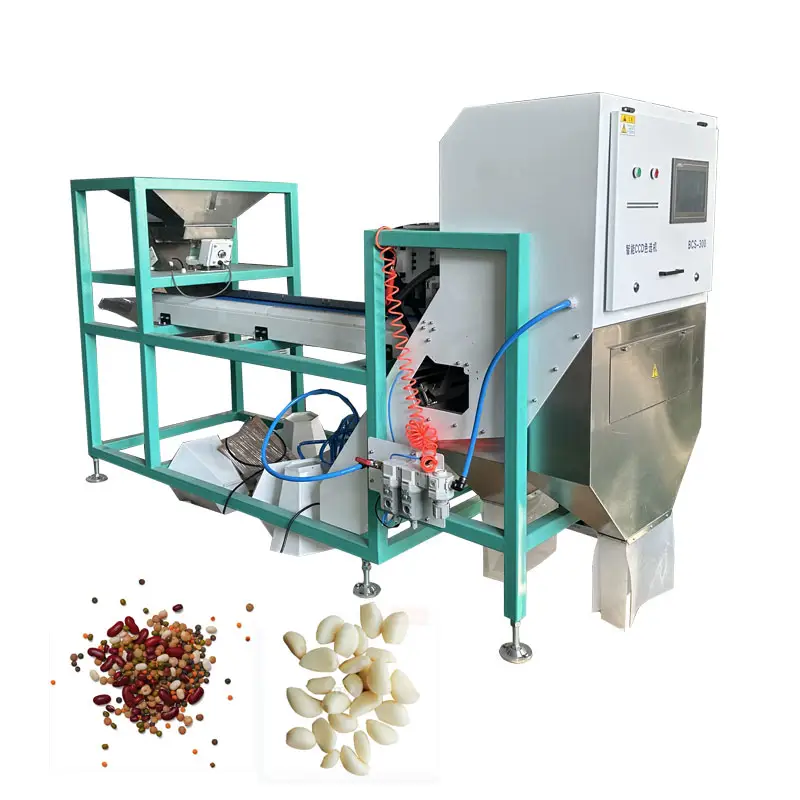 Thông tin phản hồi tốt nhà máy Hạt giống gạo Mung đậu Nut colour SORTER chấm điểm màu xanh lá cây đậu phân loại máy