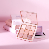 Palette d'ombres à paupières Pinkyfocus, échantillon gratuit, couleur nude, hautement pigmentée, longue tenue, imperméable, végétalienne, cosmétiques OEM
