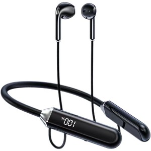 Écouteurs sans fil C14-2 à tour de cou TWS avec affichage LED, casque stéréo sportif mains libres à prix abordable, écouteurs et casques de sport - Product Image 1