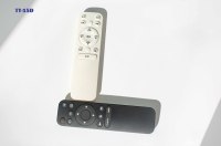 Télécommande universelle infrarouge TY-15D pour téléviseurs et projecteurs, code fixe, antichoc, piles AAA, 4 boutons, portée 20m