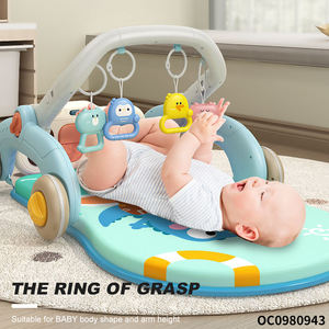 2025 nuevo modelo multifuncional divertido 2 en 1 Andador <span class=keywords><strong>de</strong></span> bebé con Pedal <span class=keywords><strong>gimnasio</strong></span> Piano jugando Mat marco <span class=keywords><strong>de</strong></span> plástico fabricación <span class=keywords><strong>para</strong></span> bebés - Product Image 3