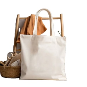 Bolsa de Compras de Lona de Algodón Simple de Gran Capacidad Cangnan, Estilo Plegable Ecológico para Uso Diario, con Logotipo Personalizado para Regalo - Product Image 1
