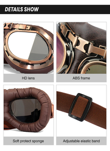 Kính bảo hộ xe máy Kính retro cổ điển xe máy phụ kiện kính bảo vệ kính xe mô tô - Product Image 4