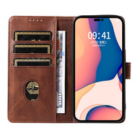 Étui de téléphone Honatop en cuir PU, pochette à rabat avec porte-cartes, portefeuille pour iPhone 15 Plus, coque arrière pour iPhone 16 17 Pro Max, étui tendance
