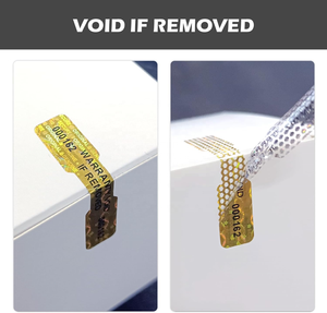 Etiquetas de Seguridad con Holograma de Alta Seguridad, Personalizadas, con Garantía, Tipo Panal de Abeja, Sello de Garantía Anulado, Etiquetas de Seguridad Tipo Panal de Abeja - Product Image 2