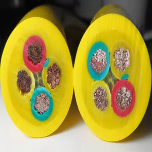 سعر الجملة جودة عالية 3 Core 3 * + 1 *-سلك مزدوج PVC معزول كابل النحاس أسلاك الفولاذ الاستخدام الصناعي - Product Image 6