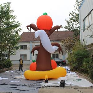 Decoración Inflable Iluminada para Halloween, Árbol Encantado con <span class=keywords><strong>Calabaza</strong></span> y Fantasma en Oferta - Product Image 3