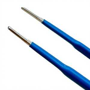 Forceps bipolaire à baïonnette Gerald 7 1/2" (190,5 mm) isolé réutilisable avec une zone antiadhésive (longue de 10 mm, polie à haute brillance) et une pointe de 0,7 mm - Product Image 2