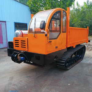 Camion benne chenillé robuste de 8 tonnes pour le transport sur routes montagneuses boueuses - Product Image 2