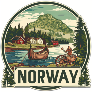 Высококачественный популярный пользовательский 3d норвежский магнит на холодильник и магнит на холодильник туристический сувенир - Product Image 5