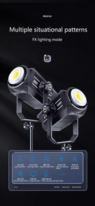 300W LED lampe d'<span class=keywords><strong>éclairage</strong></span> à coque métallique <span class=keywords><strong>continue</strong></span> <span class=keywords><strong>Studio</strong></span> vidéo prise de vue <span class=keywords><strong>photo</strong></span> 3200-5500K photographie COB <span class=keywords><strong>lumière</strong></span> <span class=keywords><strong>éclairage</strong></span> photographique - Product Image 6