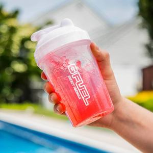 Bouteille shaker personnalisée 20 oz avec logo, pour la gym, les protéines avant l'entraînement, les boissons sportives, avec fouet en fil métallique - Product Image 5