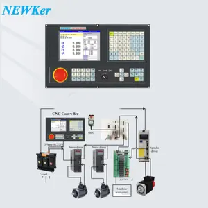 Stable and easy-operation brand NEWKer 5 axis cnc controller for handle mpg cnc kit used cnc lathe machine router