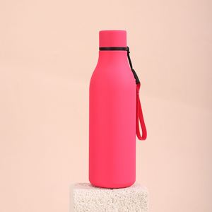 Lightweight American Narrow <b>Bottle</b>, Stainless Jug with Rope for Backpack Travel & Outdoor Hiking - Product Image 3