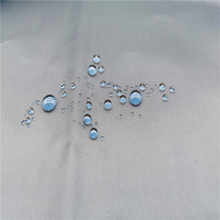 Enduit de taffetas 2000mm de pluie 100% tissu uni en polyester coupe-vent matériaux légers