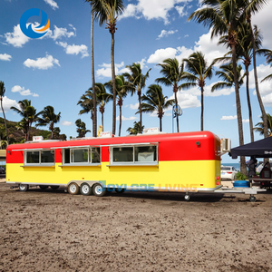 Stainless Steel Ice Cream Food Truck With Full Kitchen Equipment Food Truck Trailer Trailers Mobile Food Cart - Product Image 3