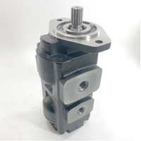 Pompa gear Pump kembar 37/33 CCR pompa Pilot Backhoe ekskavator 332-F9031