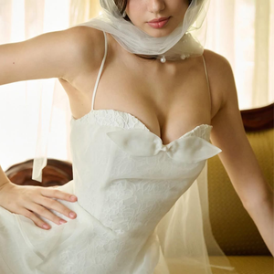 Trắng ren Spaghetti dây đeo Bow giọng vải tuyn Overlay Corset vạt áo sexy Bridal tắm đêm ra bên Mini Dress - Product Image 2