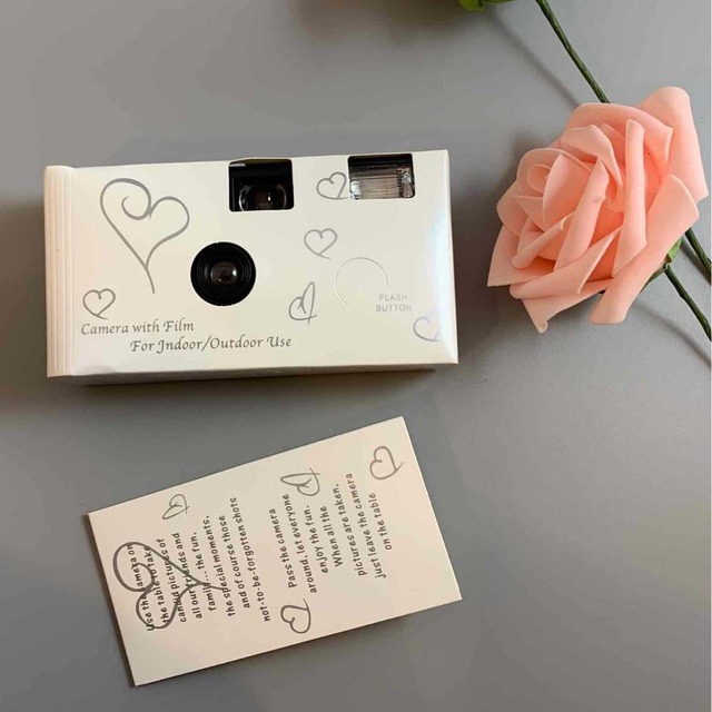 New Export Disposable Film Camera Plastic Optional 12/17/27 Sheets Custom Logo Pattern Built-In Flash Indoor/Outdoor Use
