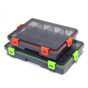 Small Portable Waterproof Plastic Fishing Lure Tackle Box Case
