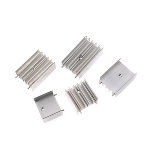 Dissipatore di Calore in Alluminio per 220 Transistor 23.5*15.5*20/25/30/45 Fori Altezza 18mm con Doppi Perni - Product Image 2