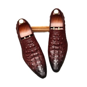 Chaussures en cuir à bout pointu de style britannique, chaussures en cuir de vachette pour affaires et décontractées, chaussures respirantes pour jeunes hommes - Product Image 5
