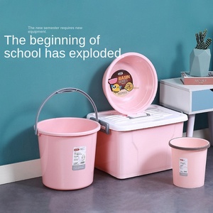 Caja de Plástico PP <span class=keywords><strong>para</strong></span> Joyería, Recipiente <span class=keywords><strong>para</strong></span> Agua, Cubo de Basura, Lavabo <span class=keywords><strong>para</strong></span> Estudiantes, Dormitorio Escolar, Contenedor de Alimentos <span class=keywords><strong>para</strong></span> el Hogar, Conservación de Frescura - Product Image 4