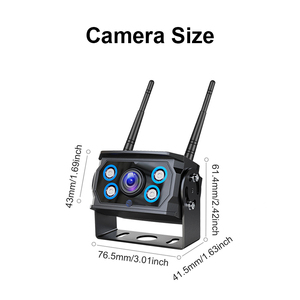 Sistema Inalámbrico de Visión Trasera de 7 Pulgadas con Grabación de Video para Camiones, Sistema de Seguridad Inalámbrico Wireless-7-x36 - Product Image 5