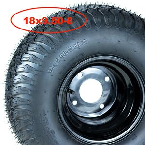 Havalı lastik tekerlek ve ATV tekerlekleri tekerlekler için 18X8.50-8 Golf arabası tekeri - Product Image 4