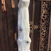 DAMAI Halloween Scary Ghost Skeleton Requisiten Große animierte hängende Geister dekoration für Haunted House Outdoor Party