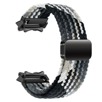Profitez d'un joli bracelet de montre réglable pour Amazfit T-Rex 2/3 Bracelet en nylon tressé tissé