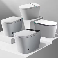 Sanitaires d'hôtel en céramique, WC monobloc, bidet électrique, cuvette de toilette à poser au sol, salle de bain, toilette intelligente