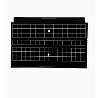 Lot de 24 panneaux de colle de remplacement pour piège à insectes en papier jetable de 5 "x 17" avec lampe anti-moustiques solide à grille de 1 ".