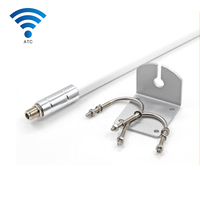 Antena exterior de alta ganancia de largo alcance 8dBi 10dBi 12dBi 15dBi 868MHz Omni 2,4 GHz WIFI Antena de fibra de vidrio con conector N hembra