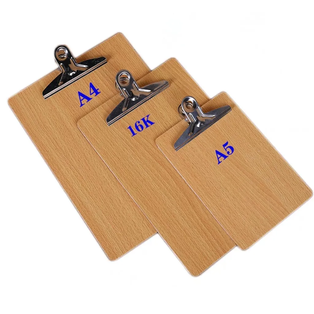 Cancelleria per ufficio in legno di alta qualità A4 B5 A5 appunti singoli in legno di qualità di fabbrica A4 appunti con stampa personalizzata