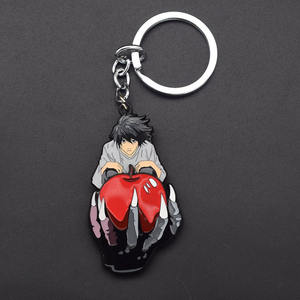 Nuevo diseño Anime Death Note Yagami figura ligera colgante de Metal llavero collar - Product Image 1